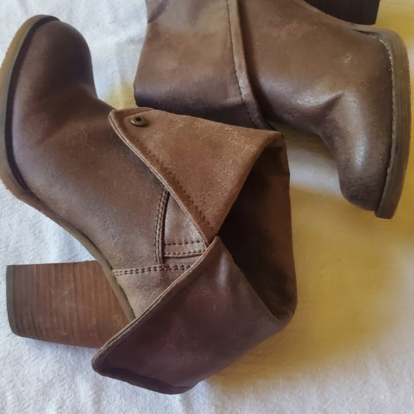 Sbicca Cuff Rollover Chord‎ Ankle Sz. 6.5 Boots - Picture 6 of 16